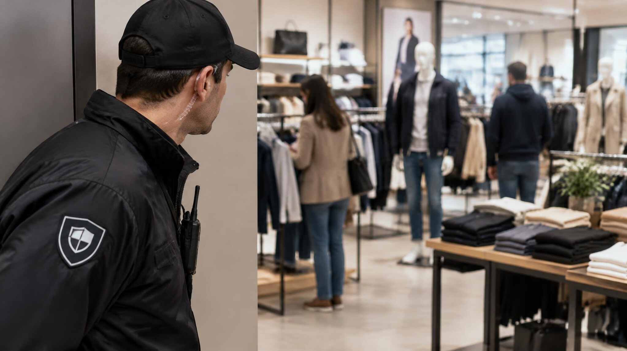 store detective watching discreetly