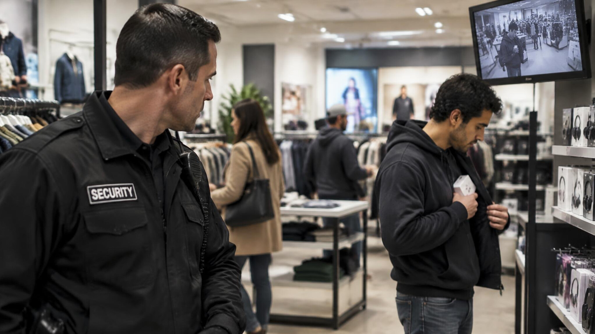 store detective in action