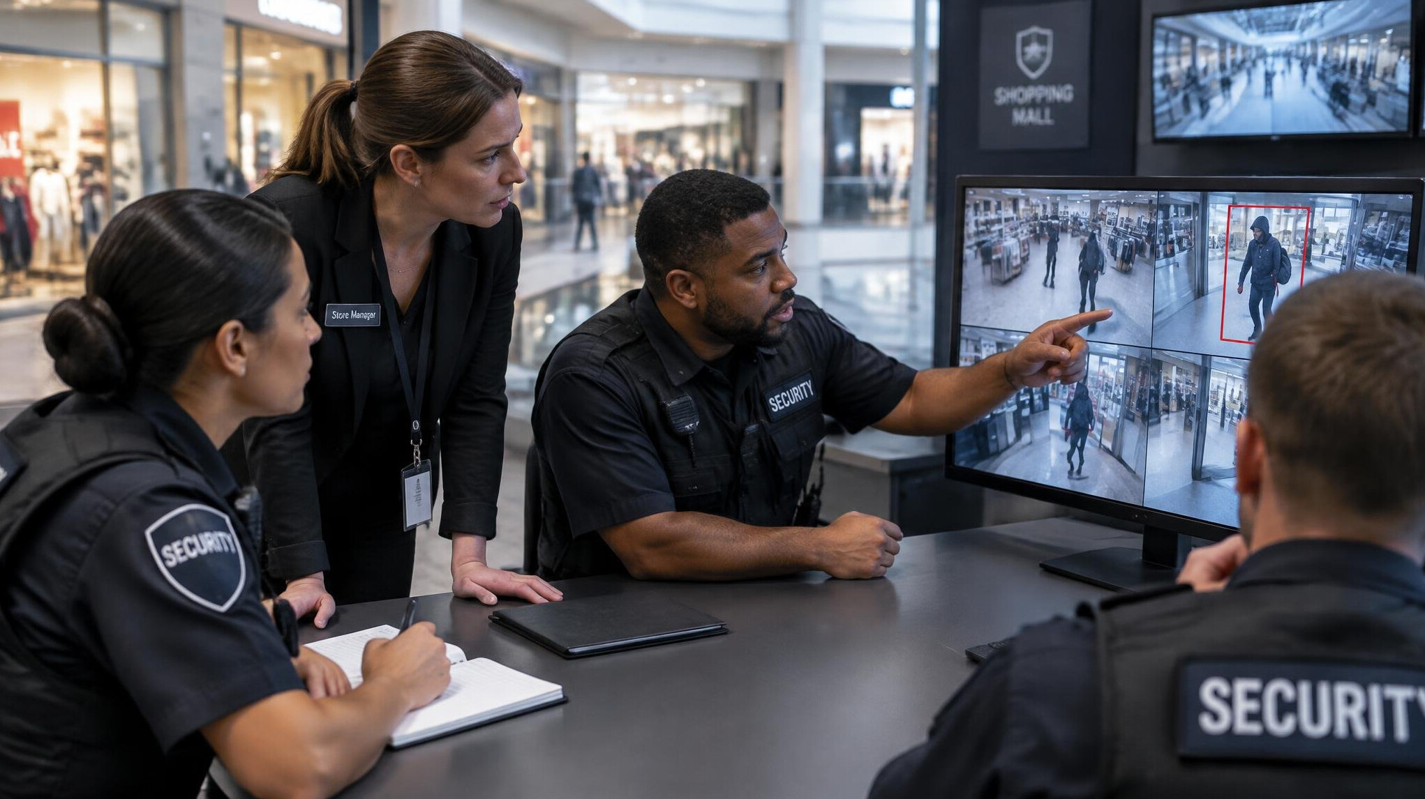 retail security team meeting